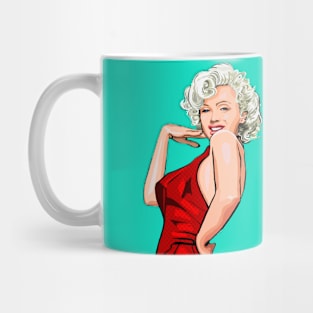 Marilyn Monroe polka dot swimsuit Mug